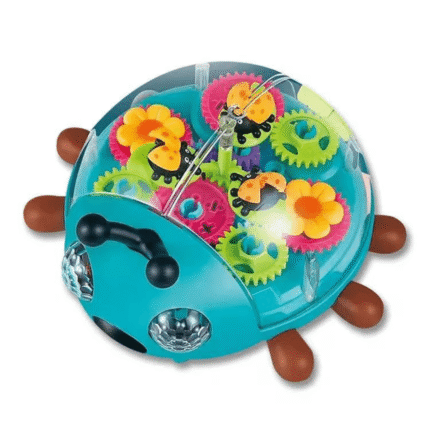 Colorful Musical Ladybug Gear Toy